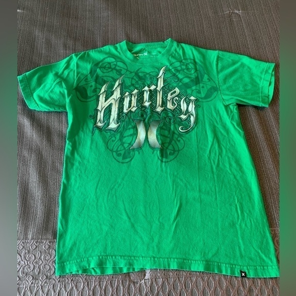 Hurley Patrick’s Day Green Tee Top T-shirt Size M - Picture 2 of 7